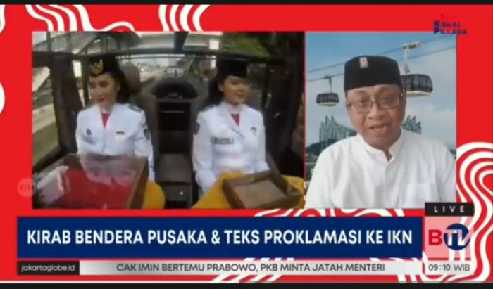 Suasana Kirab Merah Putih, Isradi Rektor Uniba Ungkap Semua Argumen Ketidaklayakan Gugur Saat Jelang IKN Rayakan 17-an