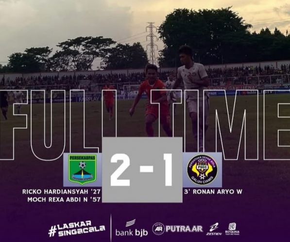 Terpuruk! PSGC Ciamis Kalah 1-2 dari Persekabpas Pasuruan