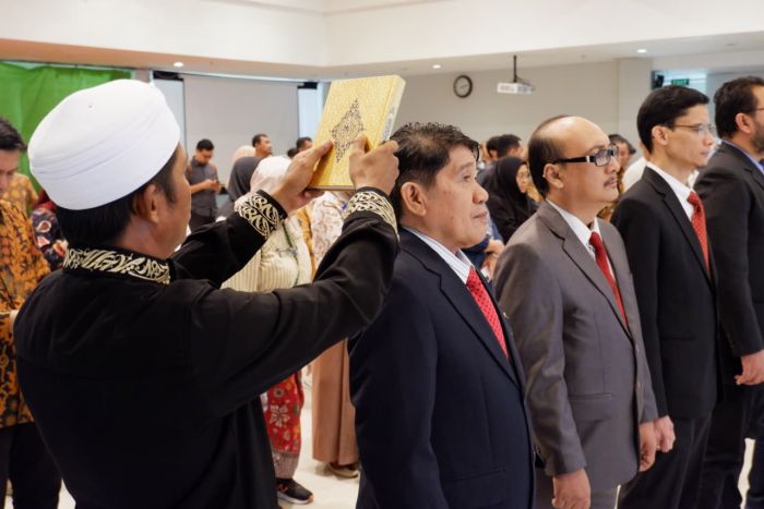 Universitas Moestopo Lantik Pejabat Struktural Baru