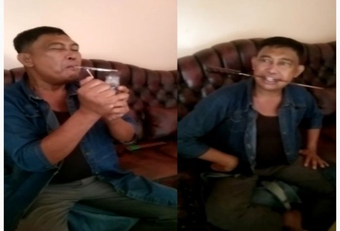 Viral nyabu Bang Jago Lampung Timur Dicari Polisi