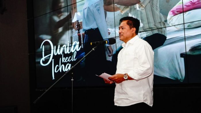 Wali Kota Robby Hernawan Nobar Film Dunia Kecil Icha di Mini Theater Gedung Perpusda Salatiga