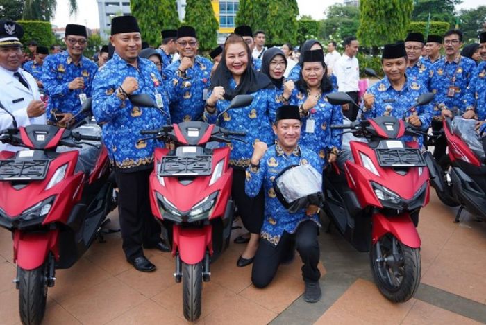 Walikota Semarang Beri 177 Lurah Motor Vario Baru, Anggarannya Rp 8 M