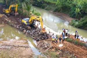 BBWS Citanduy Tangani Tanggul Jebol Pamarican, Perbaikan Darurat Dikebut