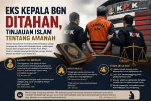 Eks Kepala BGN Ditahan, Tinjauan Islam tentang Amanah