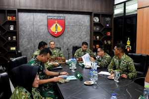 Rapat Evaluasi Percepatan Pembangunan KDKMP Dipimpin Wakil Panglima TNI, Vicon Juga Diikuti Pangdam IV/Diponegoro