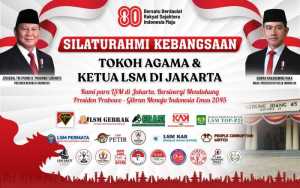Silaturahmi Kebangsaan Inisiasi LSM PENJARA 1: Dukungan Jaringan Masyarakat Sipil untuk Indonesia Bersatu